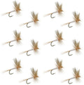 Light Cahill Classic Trout Dry Fly Fishing Fly - 1 Dozen Flies Size 20