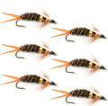 Double Bead Prince Nymph Fly Fishing Flies - 6 Flies Hook Size 14
