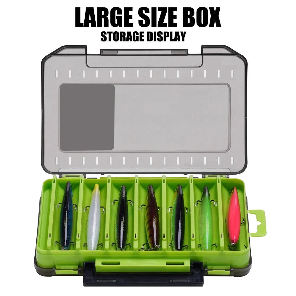 Double-Sided Fishing Tackle Box – Lightweight Lure Organizer