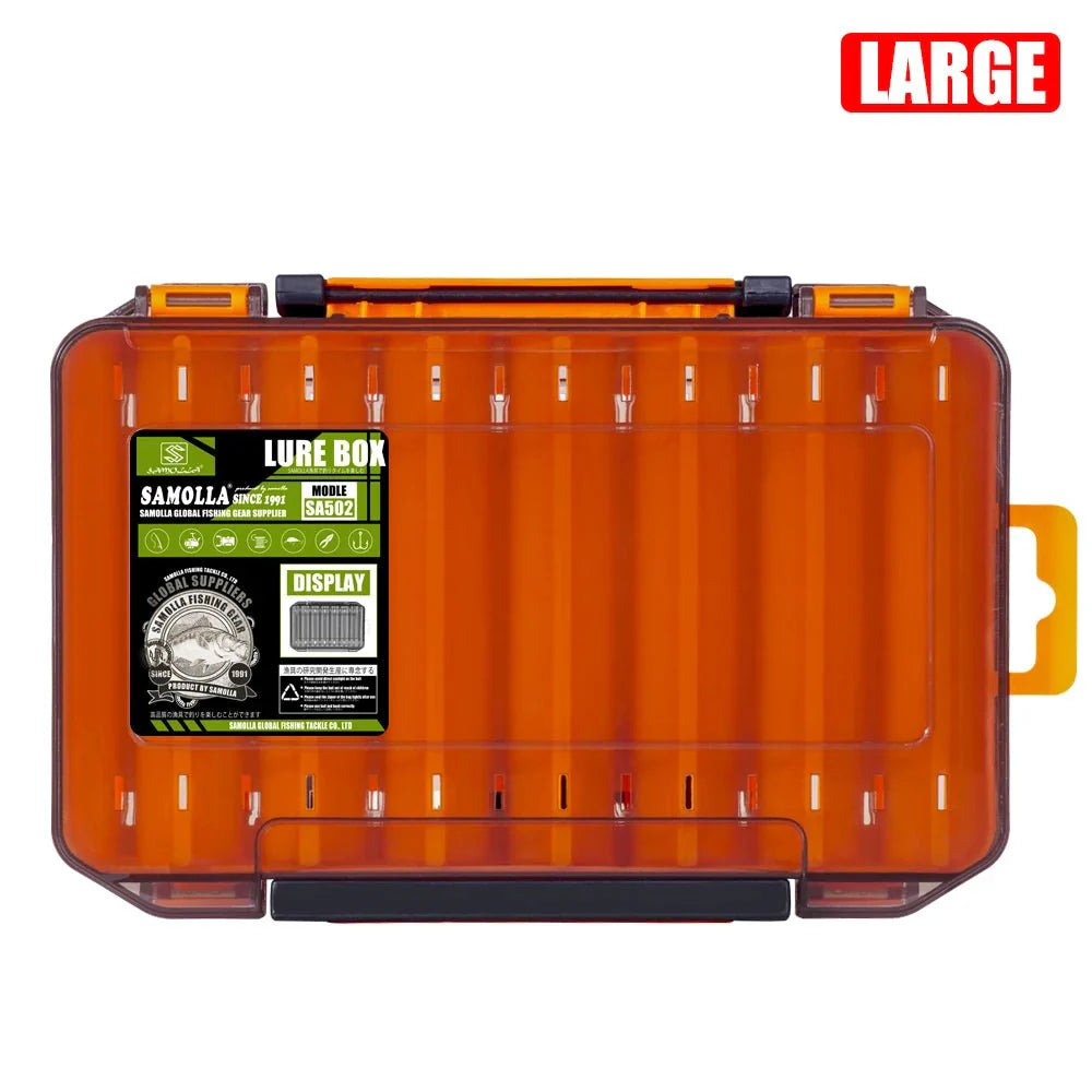 Double-Sided Fishing Tackle Box – Lightweight Lure Organizer