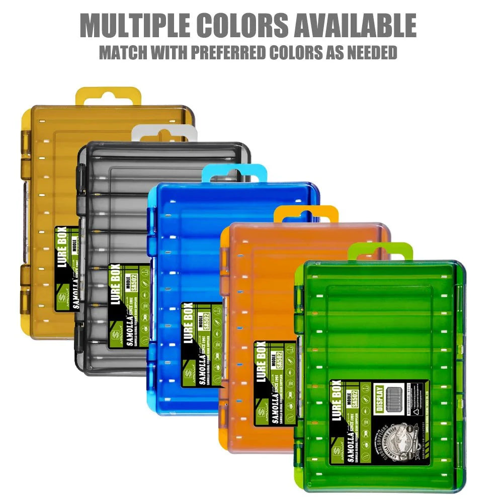 Double-Sided Fishing Tackle Box – Lightweight Lure Organizer