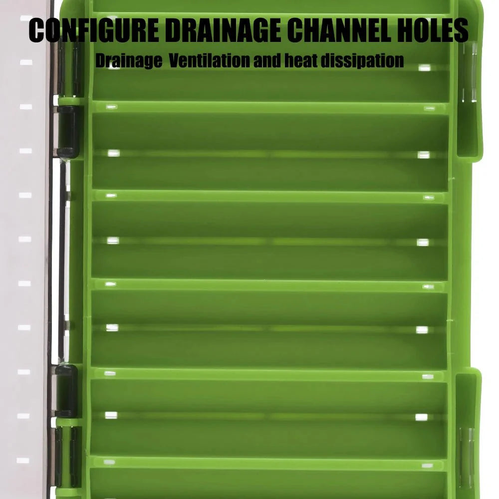 Double-Sided Fishing Tackle Box – Lightweight Lure Organizer